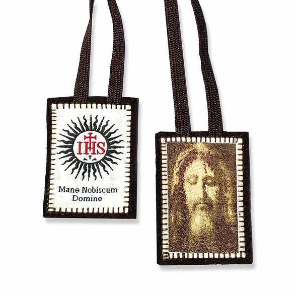 Holy Face - Brown Scapular