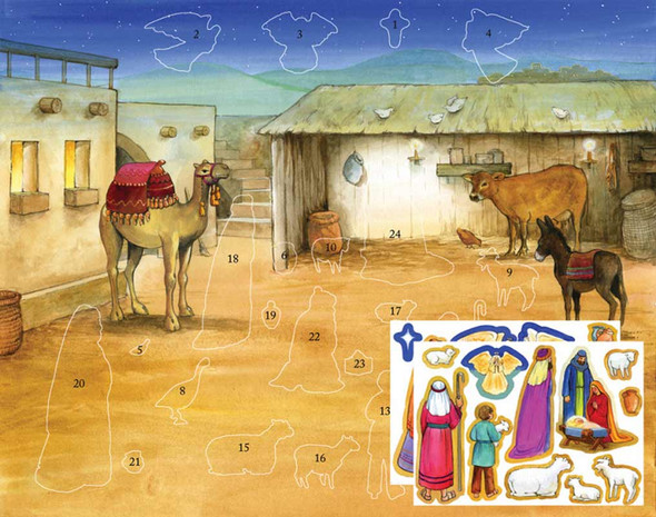 Bethlehem's Child Sticker Advent Calendar
