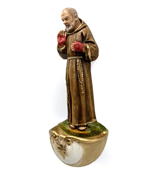 Padre Pio Holy Water Font