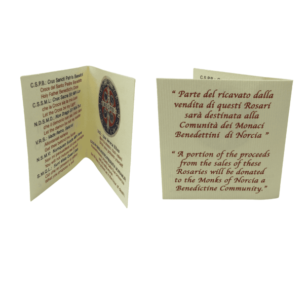 San Benedetto Rosary - 3 Tone
