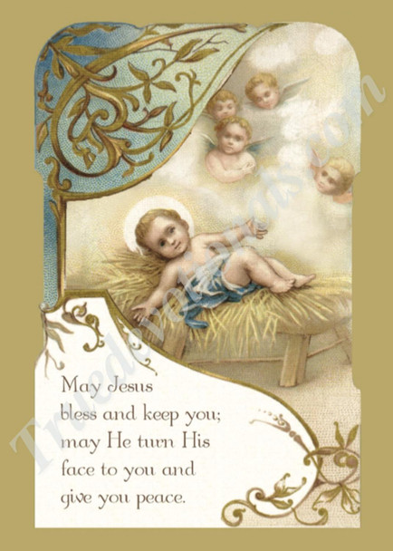 May Jesus Bless Christmas cards