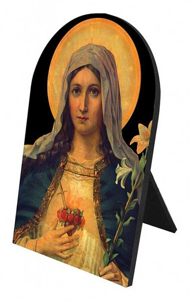 Immaculate Heart Desk Plaque