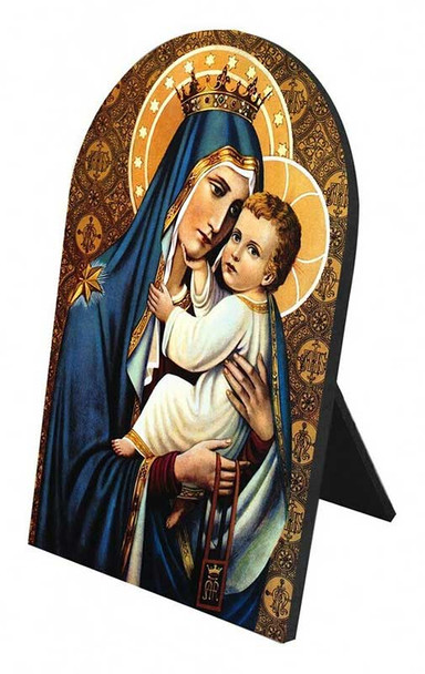 Our Lady of Mount Carmel Desk Plaque