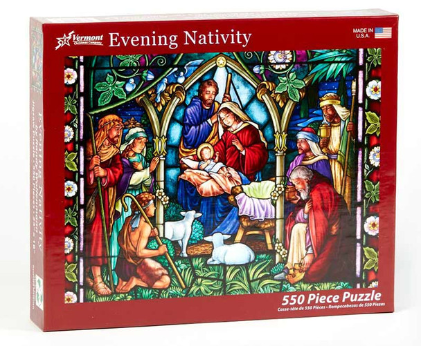 Evening Nativity 550 Piece Christmas Puzzle