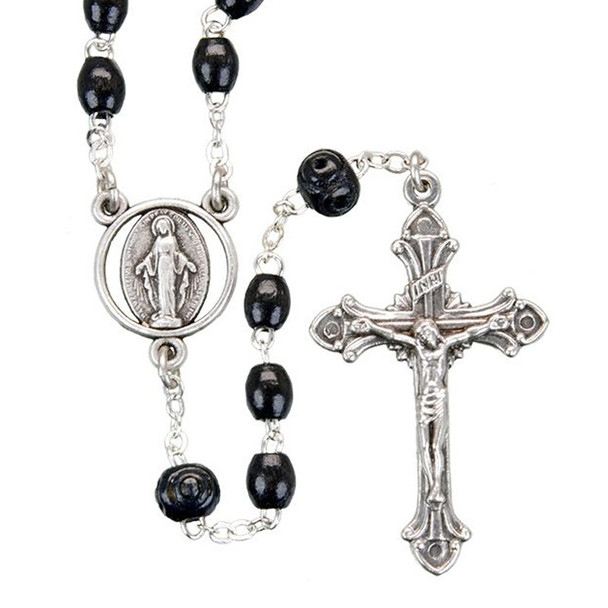 Black Wood Rosary