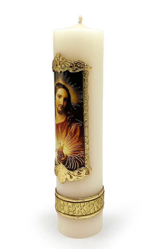 Sacred Heart of Jesus Pillar Candle