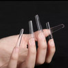 Coffin Clear Nail Tips XXL