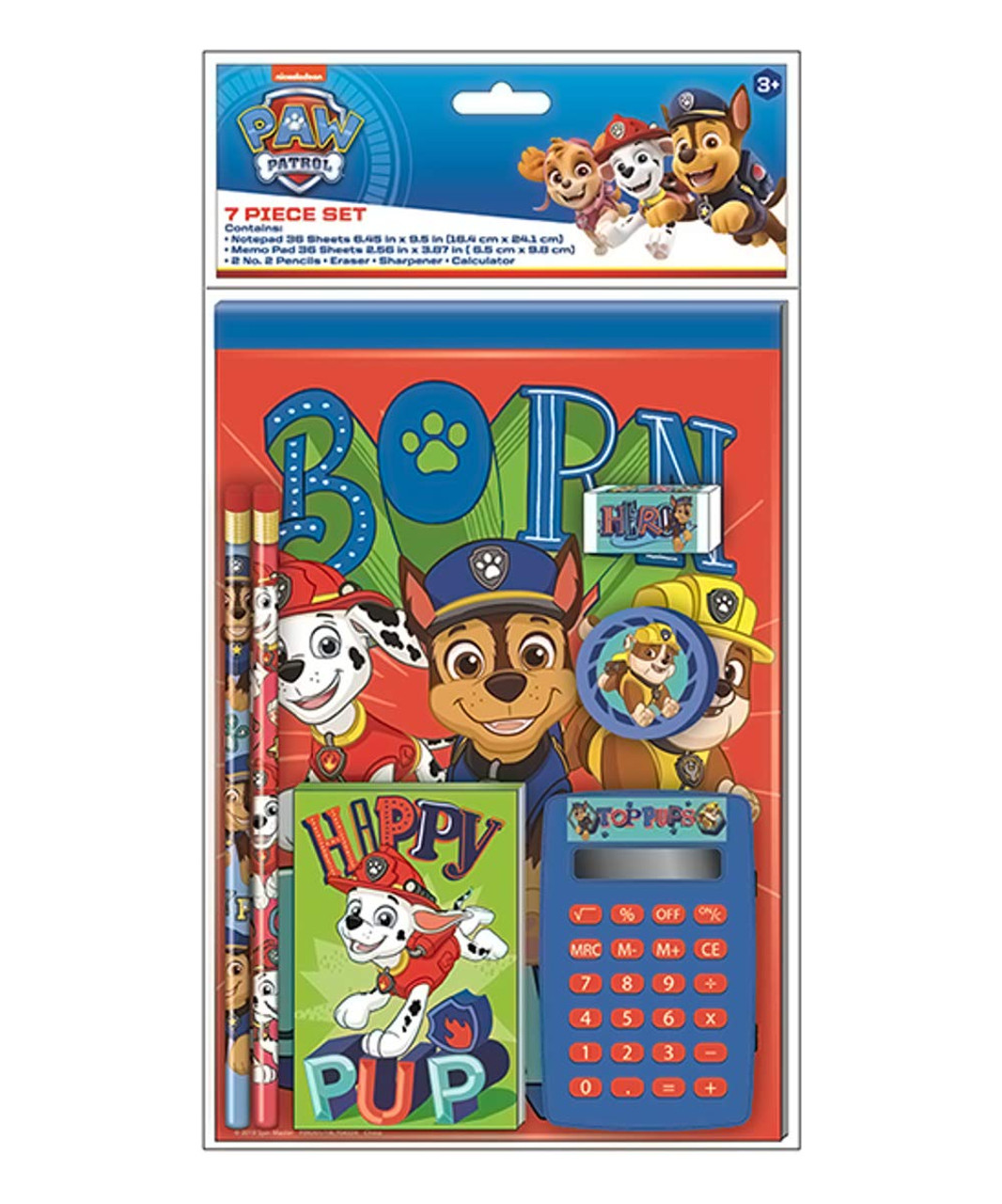 paw patrol 9 piece set