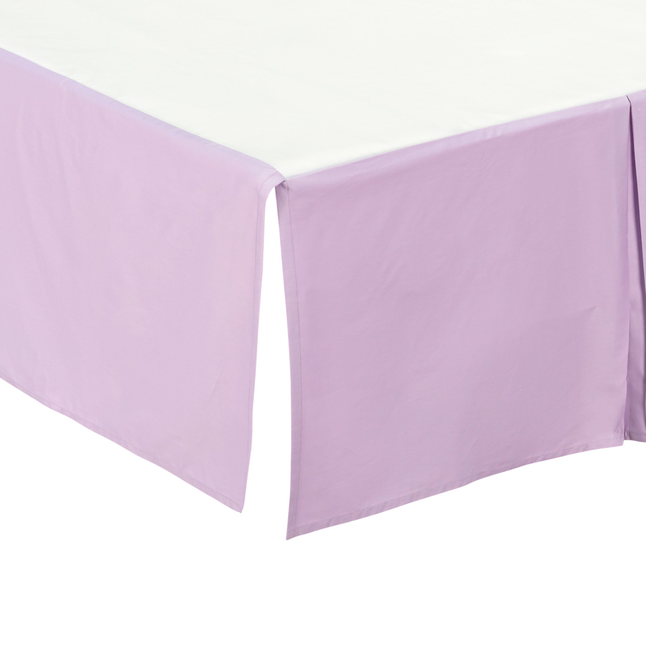 EVERYDAY KIDS Purple Pleated Crib Skirt