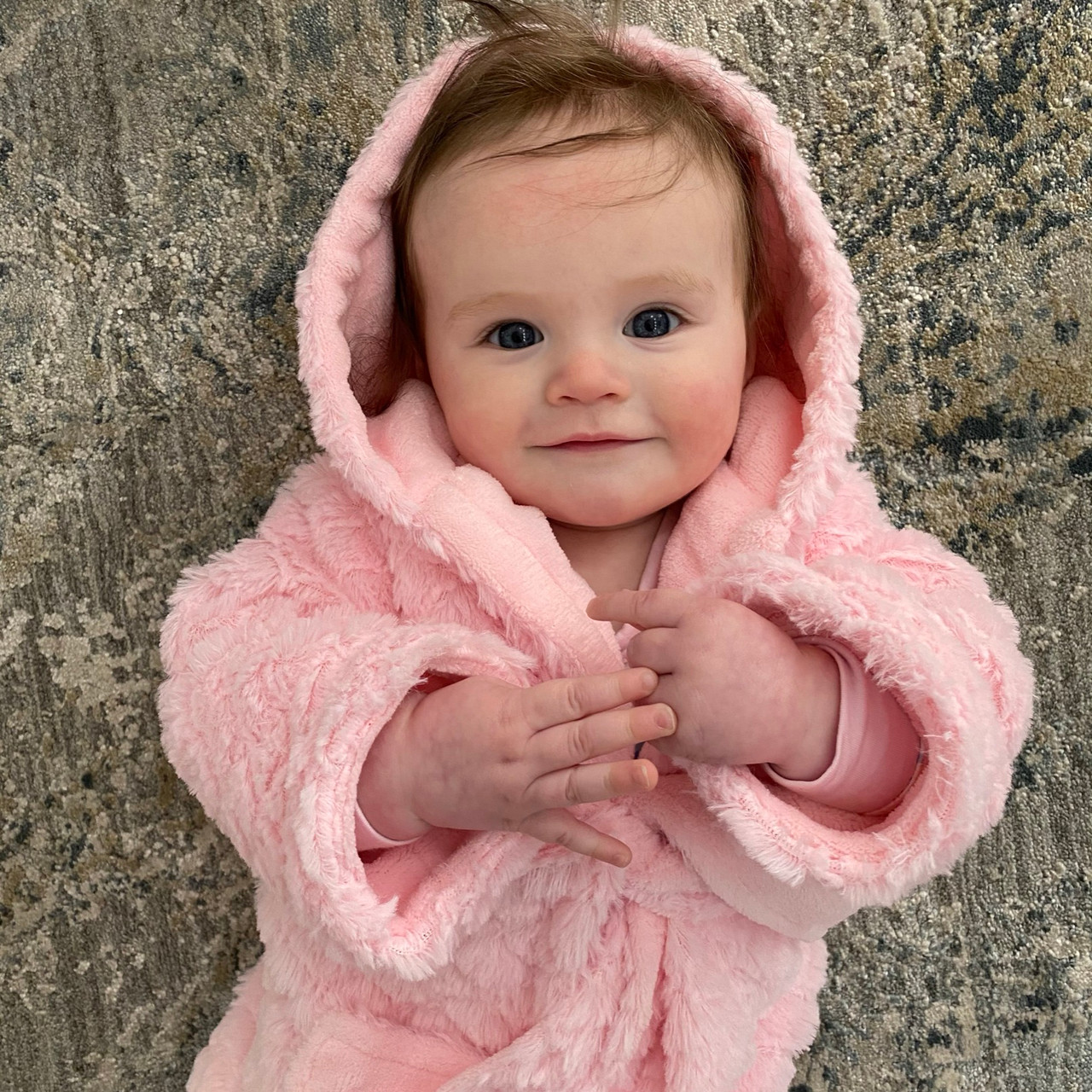 Everyday Kids Pink Baby Robe