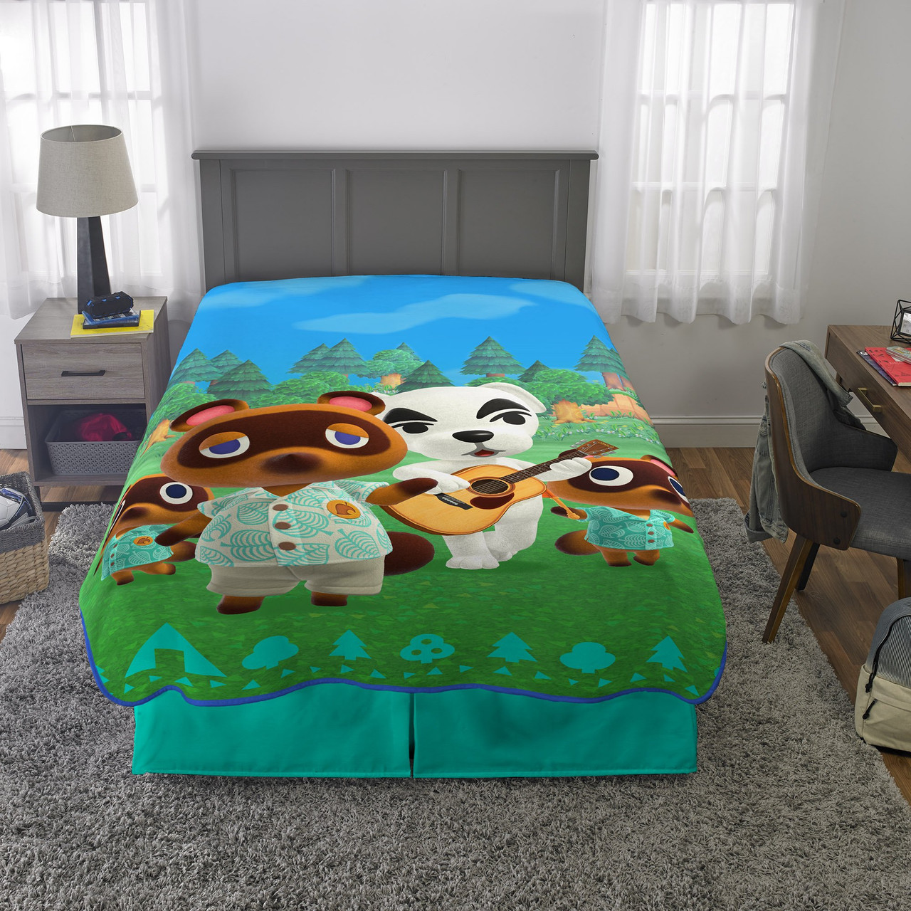 Animal Crossing Blanket, 62" x 90"