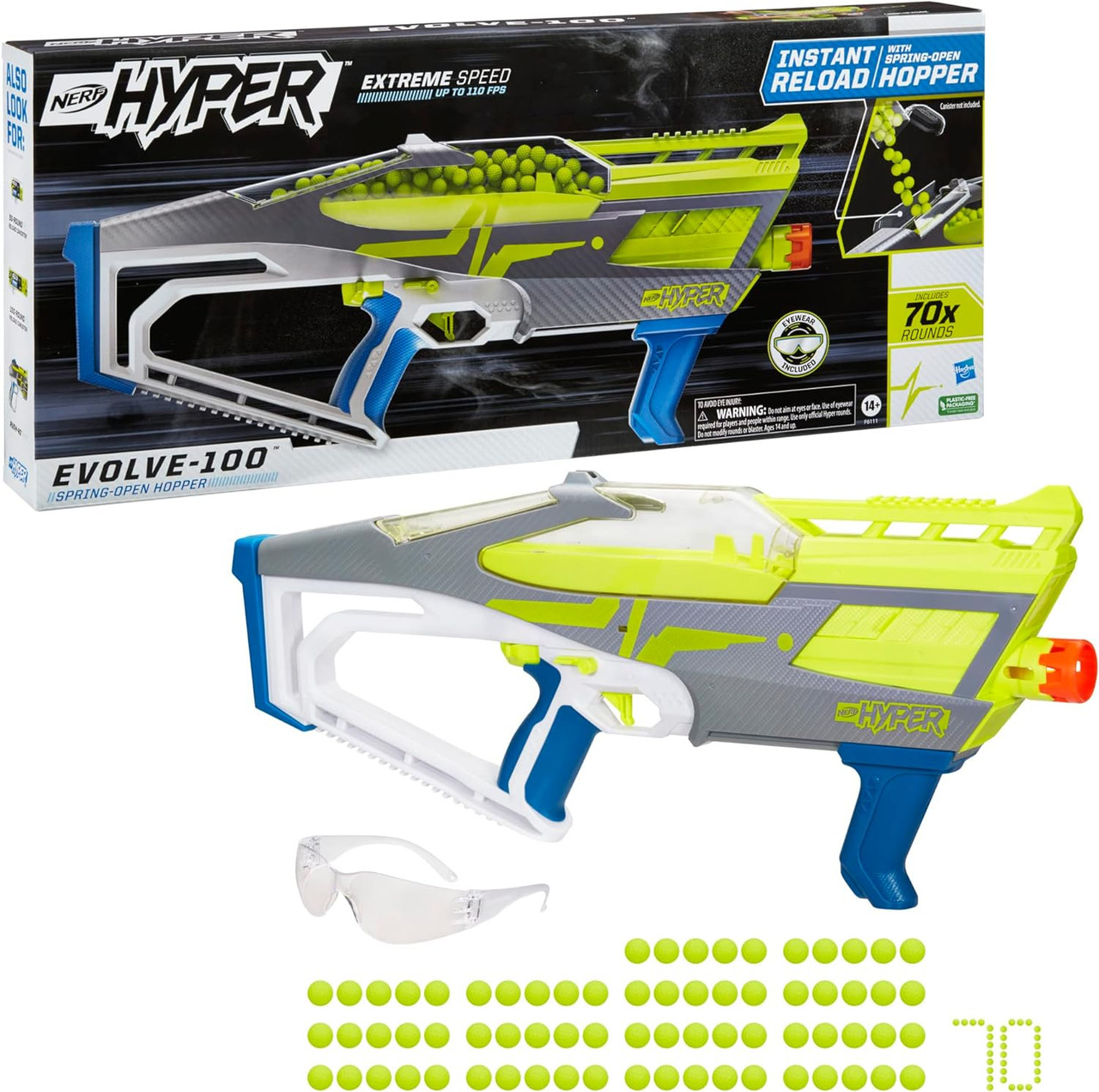 NERF Hyper Evolve-100 Blaster