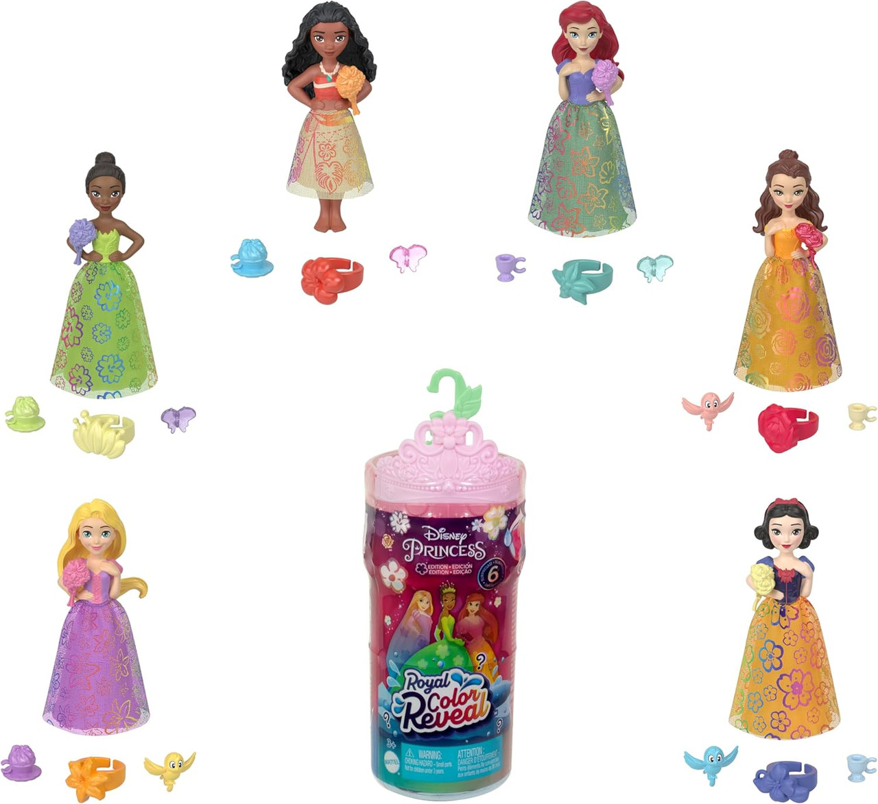Disney Princess Royal Color Reveal Small Doll