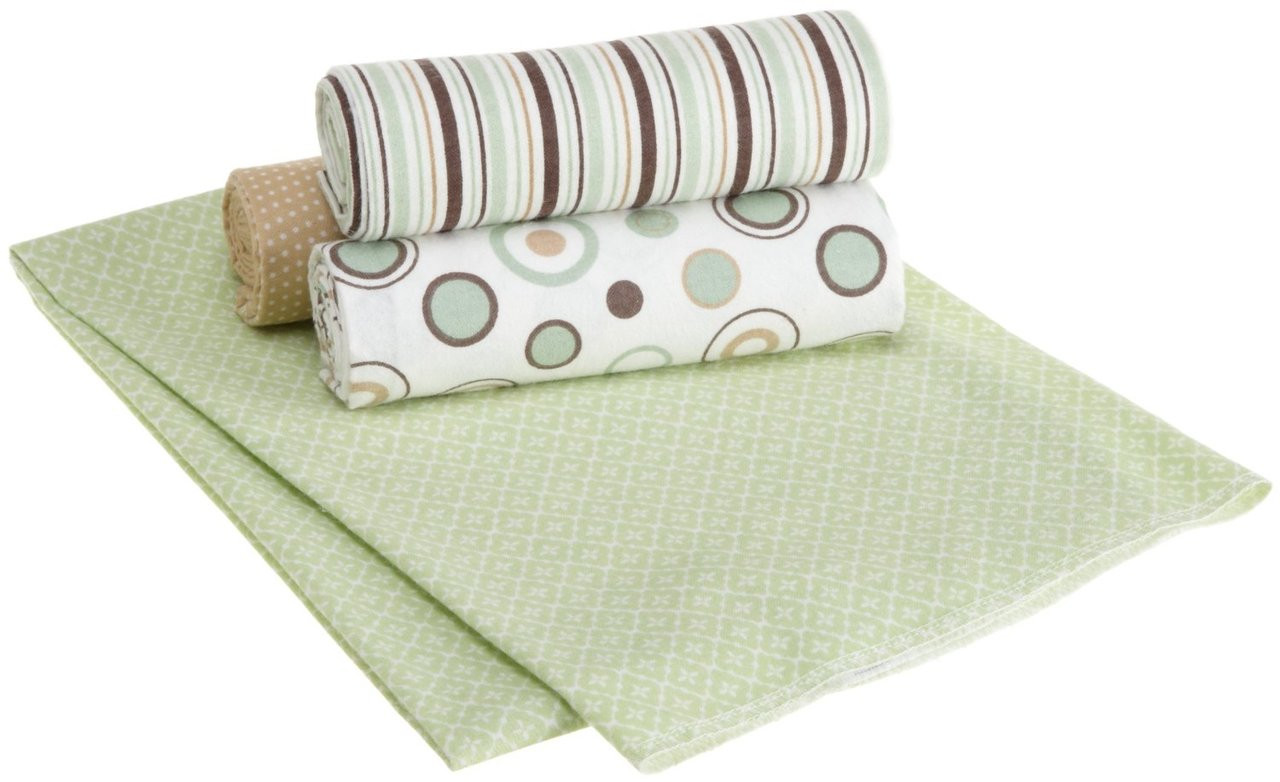 Carter's flannel receiving outlet blankets