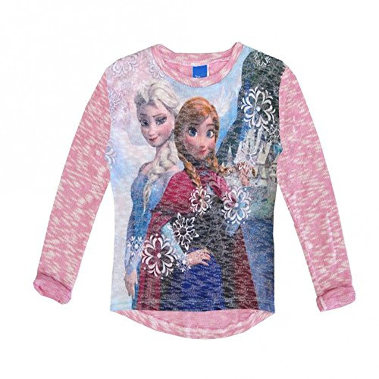 Disney Frozen 'Anna and Elsa' Lightweight Sweater (Pink)