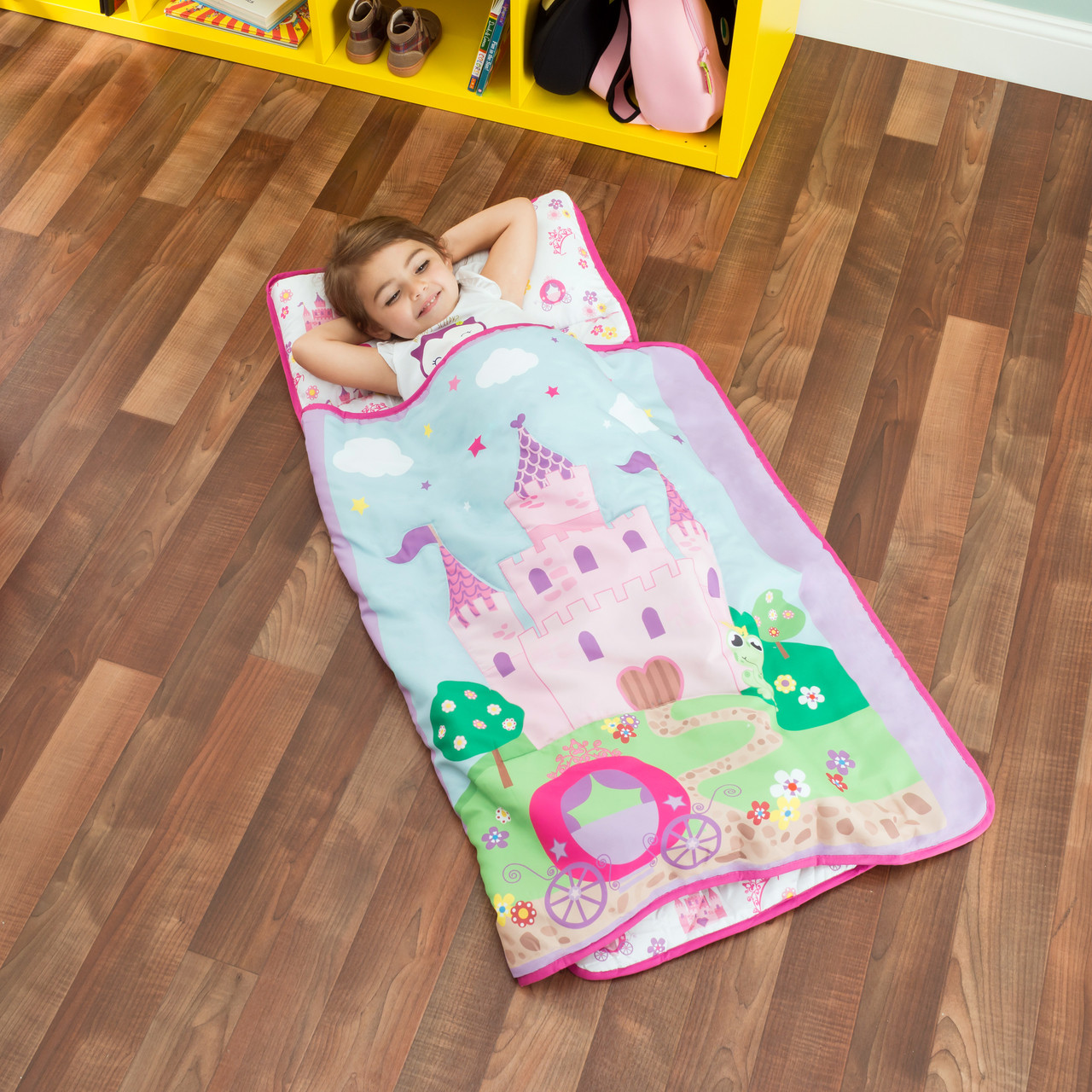 Disney MINNIE MOUSE Pink NAP MAT Toddler Daycare Preschool BLANKET PILLOW Set 