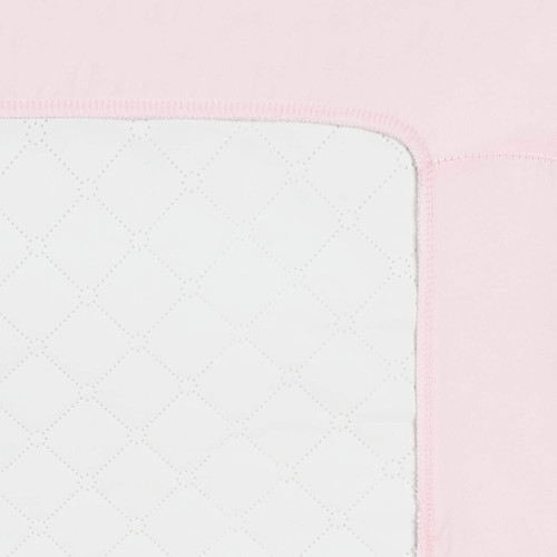EVERYDAY KIDS Quilted Pack N' Play Playard Sheet Pink