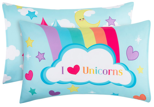 EVERYDAY KIDS Unicorn 2 Pack Pillowcase Set EVERYDAY KIDS Unicorn 2 Pack Pillowcase Set