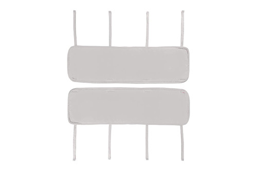 Soft Rail Convertible Crib Protector - 3 Piece Grey – Jolly Jumper