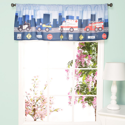 Everyday Kids Little Rescuer Window Valance Everyday Kids Little Rescuer Window Valance