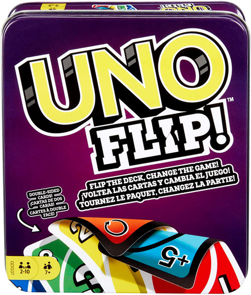 UNO Flip! Marvel Card Game for Kids, Adults & Family Night with  Double-Sided Cards 