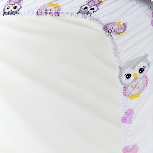 Mini Crib Owl Crib Bedding Sets PK Portable Crib Sheet Owls And
