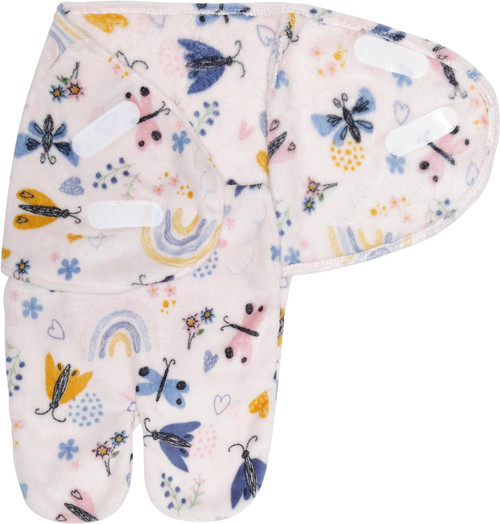 Baby Travel Swaddle Rainbows, Bears and Fox , Size 0-3 Months