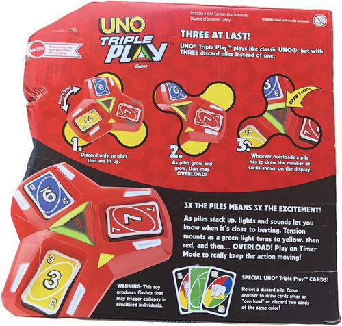 Uno Triple Play Game