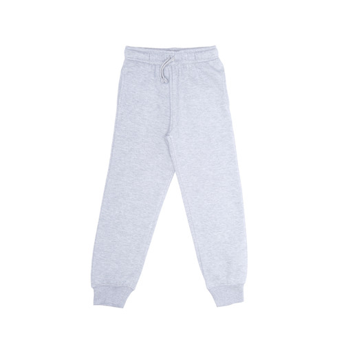 EVERYDAY KIDS Boys Heather Gray Cotton Fleece Sweatpants Joggers with Pockets