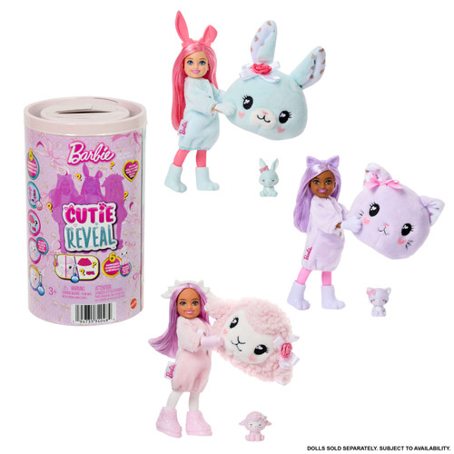 Barbie Cutie Reveal Chelsea - Lamb, Bunny or Kitty