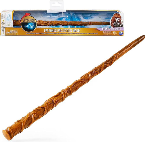 Wizarding World, 13-inch Hermione Granger Patronus Light-up Projection Magic Wand