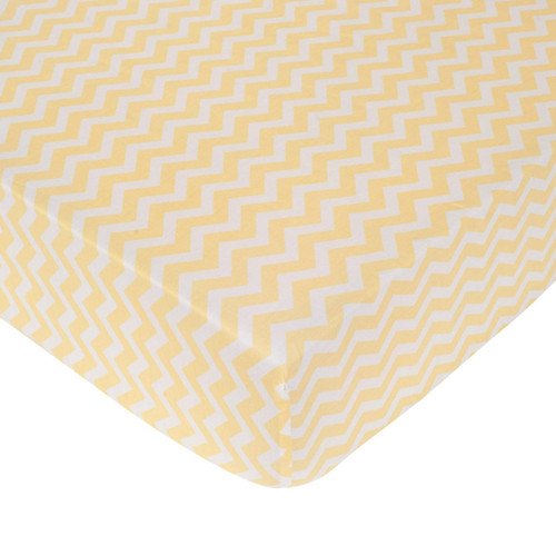 Carter's Zig Zag Crib Fitted Sheet, Blue