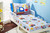 Everyday Kids 2 Piece Toddler Sheet Set - Under Construction