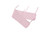 Everyday Kids 3-Piece Padded Baby Crib Rail Cover Set - Pink