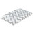 EVERYDAY KIDS 2 Pack Changing Pad Cover - Gray/White Chevron & Moon Stars