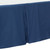 EVERYDAY KIDS Navy Pleated Crib Skirt