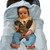 Everyday Kids Blue Plush Hooded Car Seat Blanket