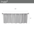Everyday Kids Gray Window Valance Everyday Kids Gray Window Valance