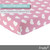 Everyday Kids 2 Pack Fitted Crib Sheet - Hearts/Polka Dots