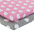 EVERYDAY KIDS 2 Pack Cotton Jersey Knit Cradle Sheet Set - Hearts/Polka Dots
