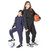 EVERYDAY KIDS Girls’ Black Cotton Fleece Sweatpants
