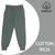 EVERYDAY KIDS Girls’ Green Cotton Fleece Sweatpants