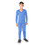 EVERYDAY KIDS Boys Light Blue Thermal Top and Bottom Underwear Set