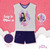 Disney Descendants Girls 3 Piece Pajama Set Sleeveless Top Pants and Shorts
