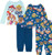 Paw Patrol Boys' Pajama Set 4-Piece Cotton Sleepwear Set