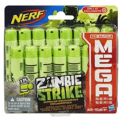 NERF Zombie 15 Mega Darts