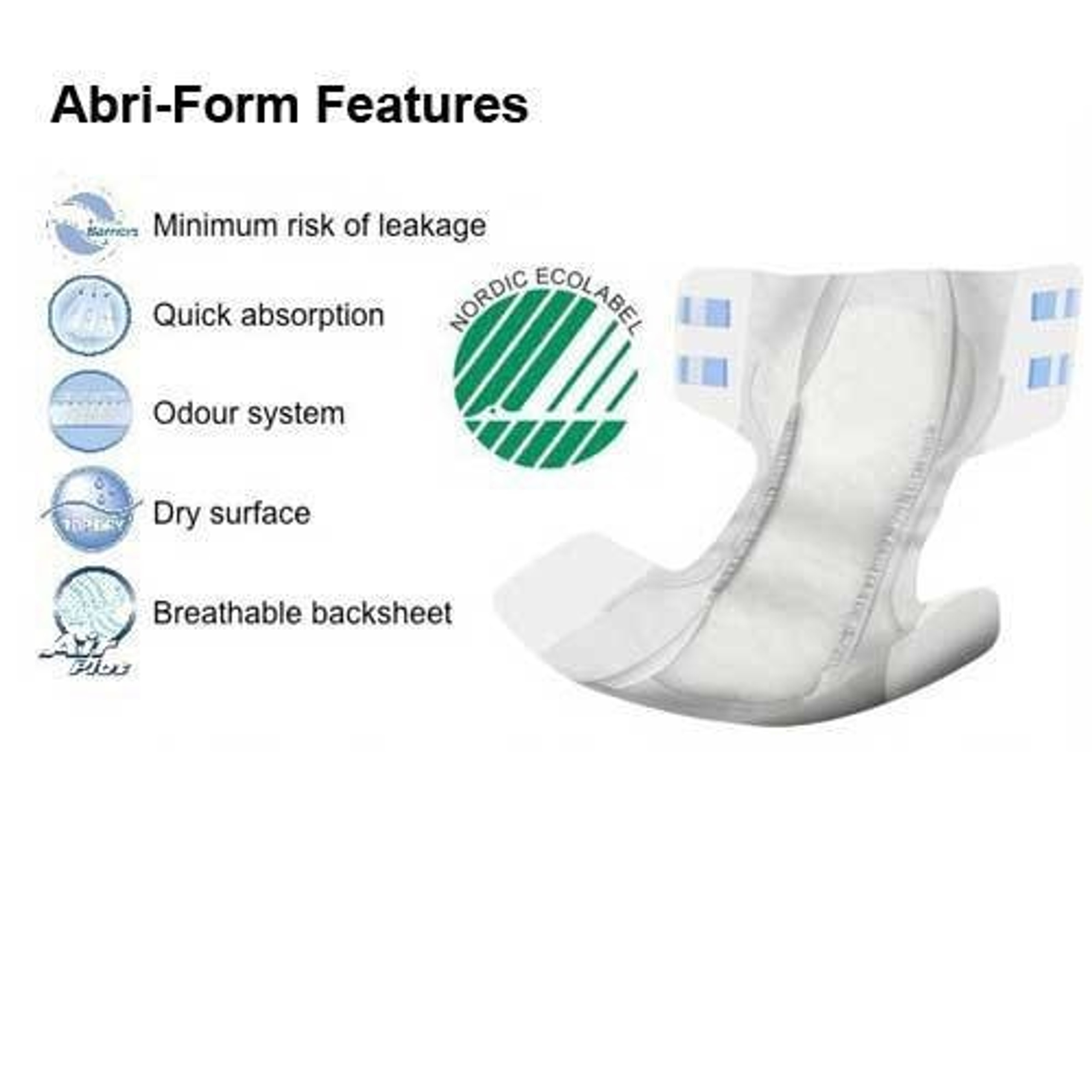 Abena Abri-Form Premium Diapers with Tabs, M3 | Carewell