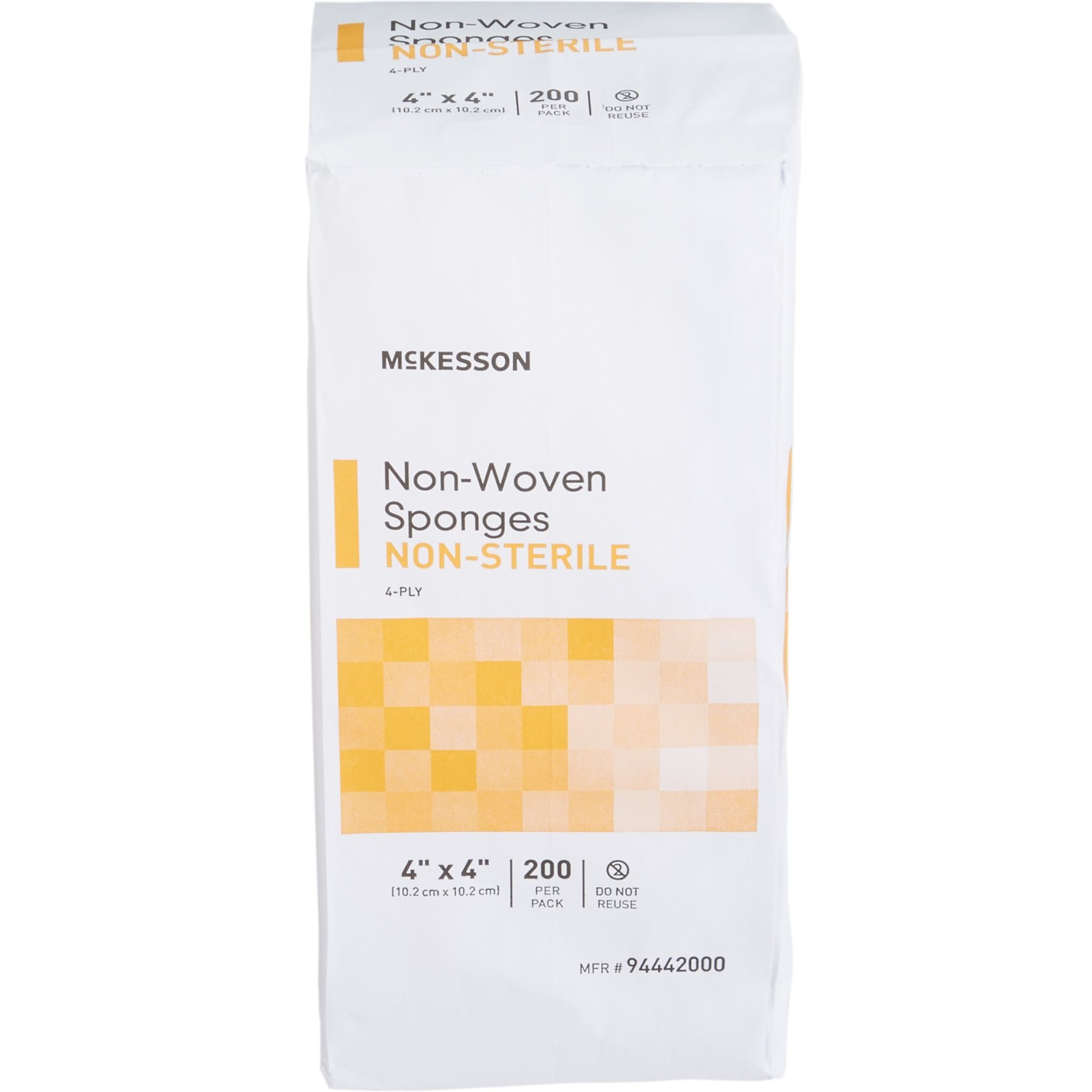 McKesson 4-Ply Non-Woven Sponge, Non-Sterile