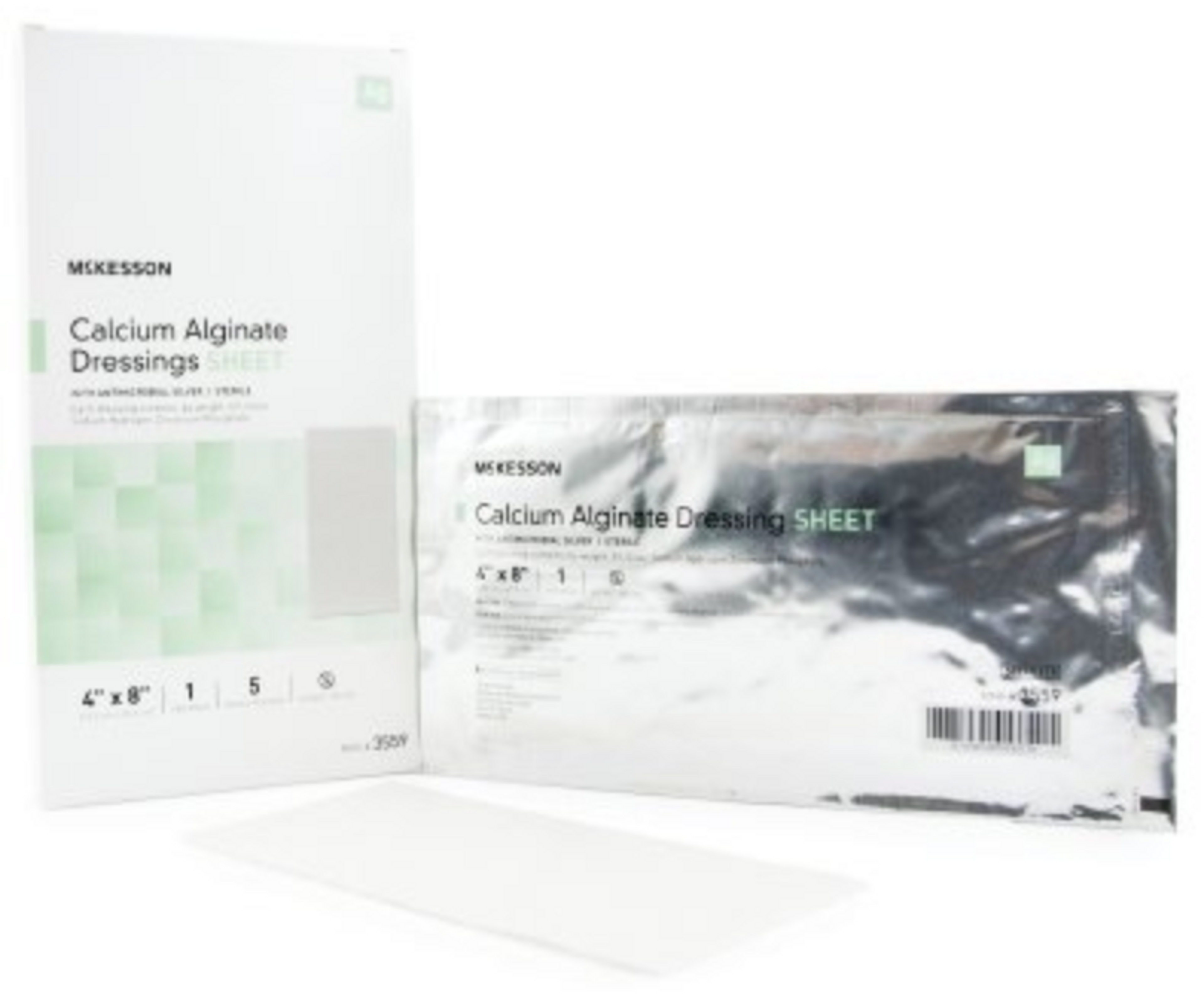 McKesson Calcium Alginate Dressings with Antimicrobial Silver, Sterile