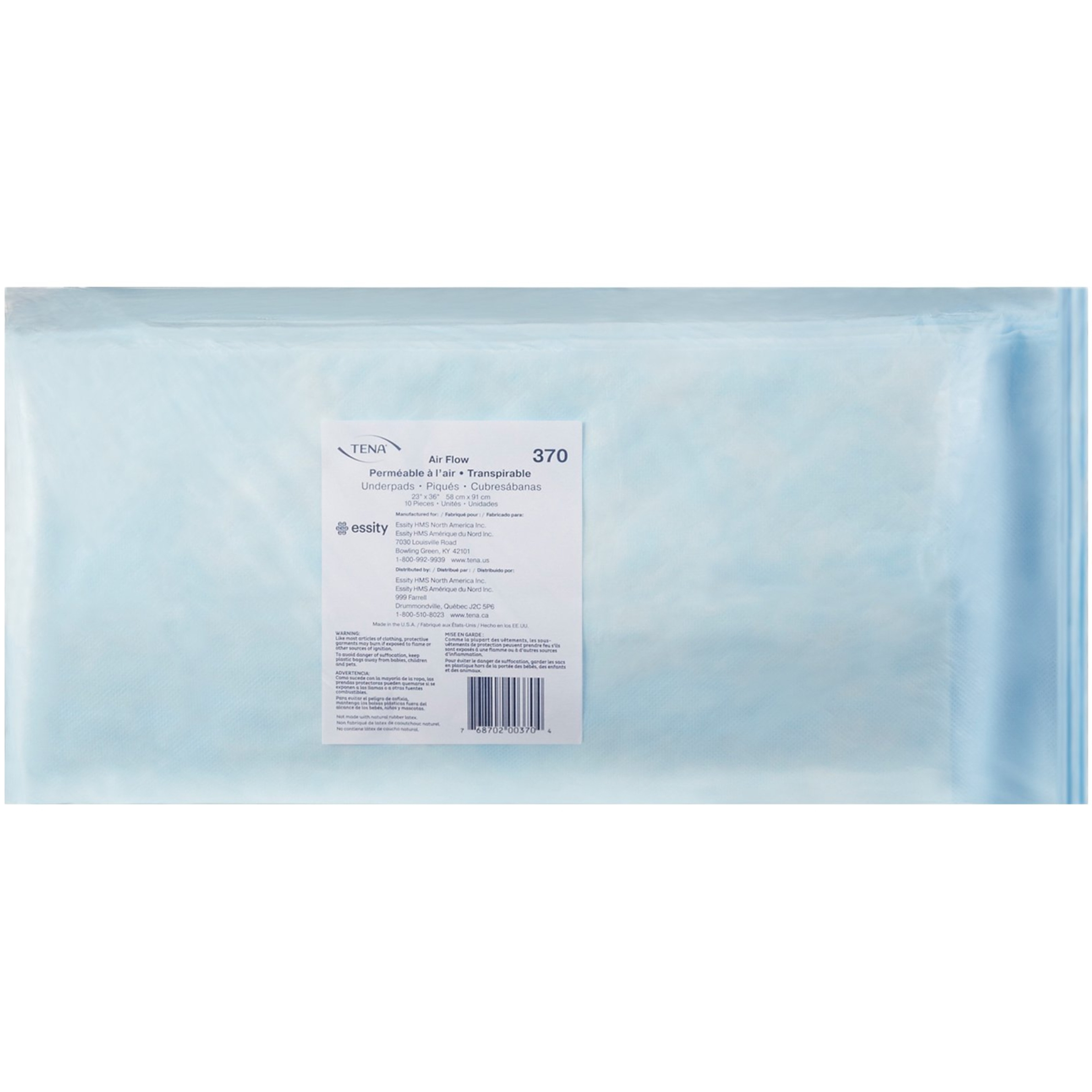 TENA Air Flow Incontinence Disposable Underpads, Moderate Absorbency
